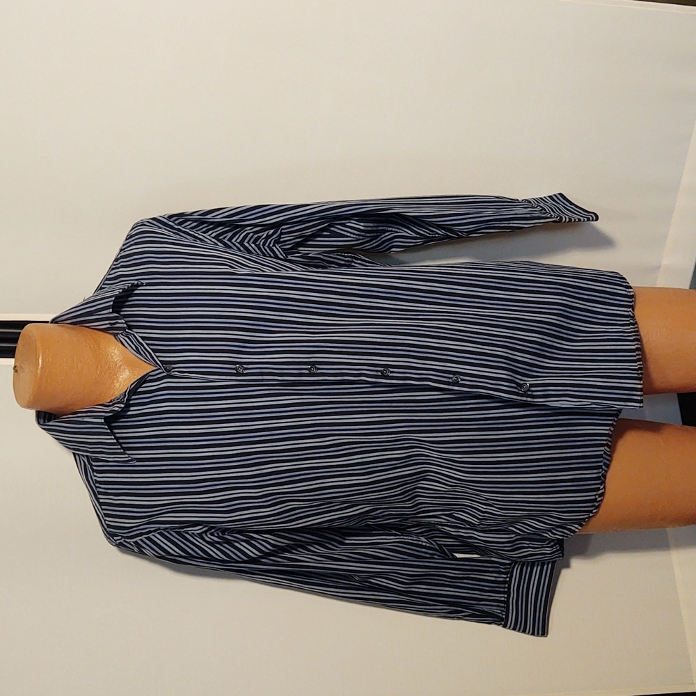 Men's J Ferrar Striped Dress Shirt - Sz. L 16-16.5" Neck